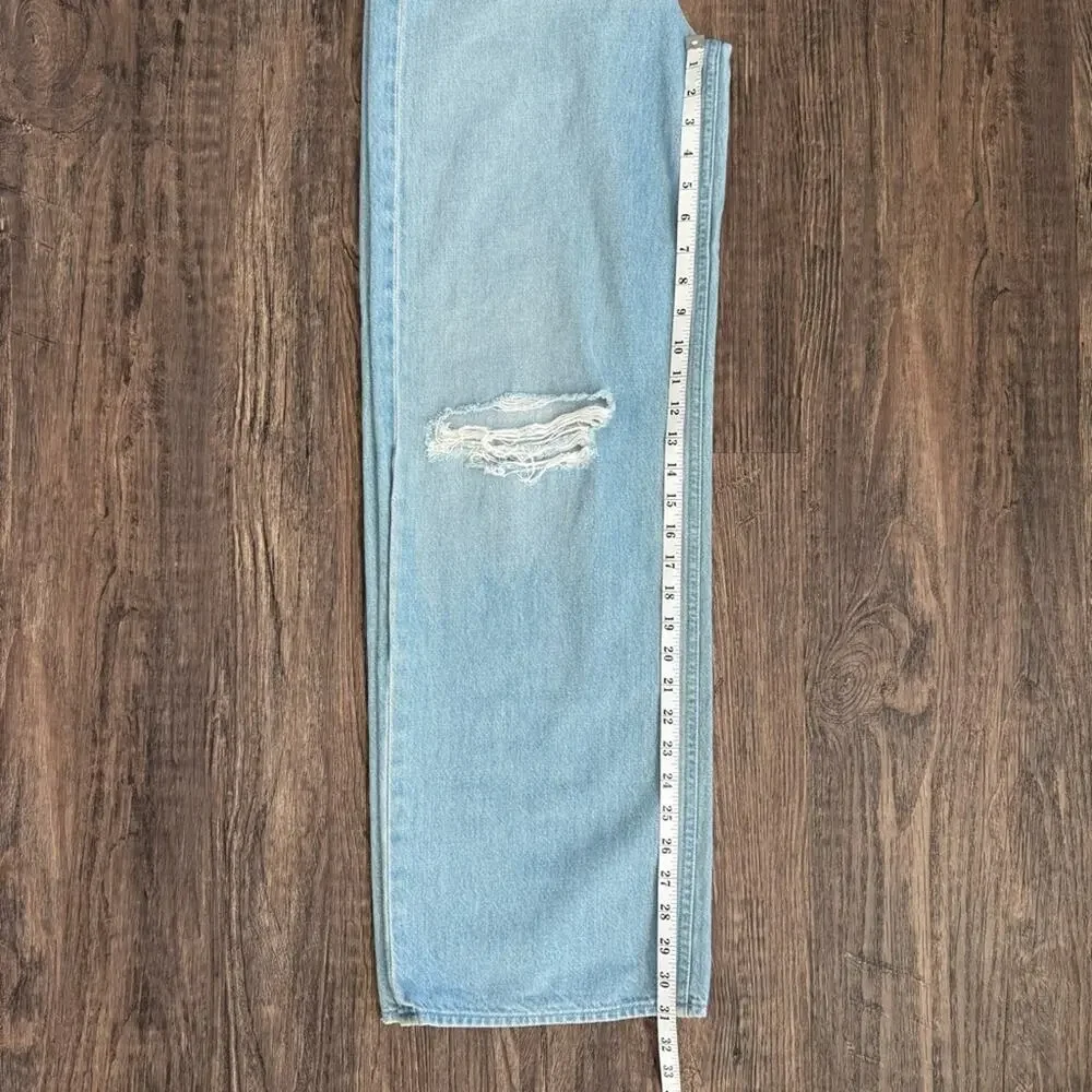 MOTHER SNACKS! The Fun Dip Puddle Wide Leg Jeans in Lots of Nibbles Size 26